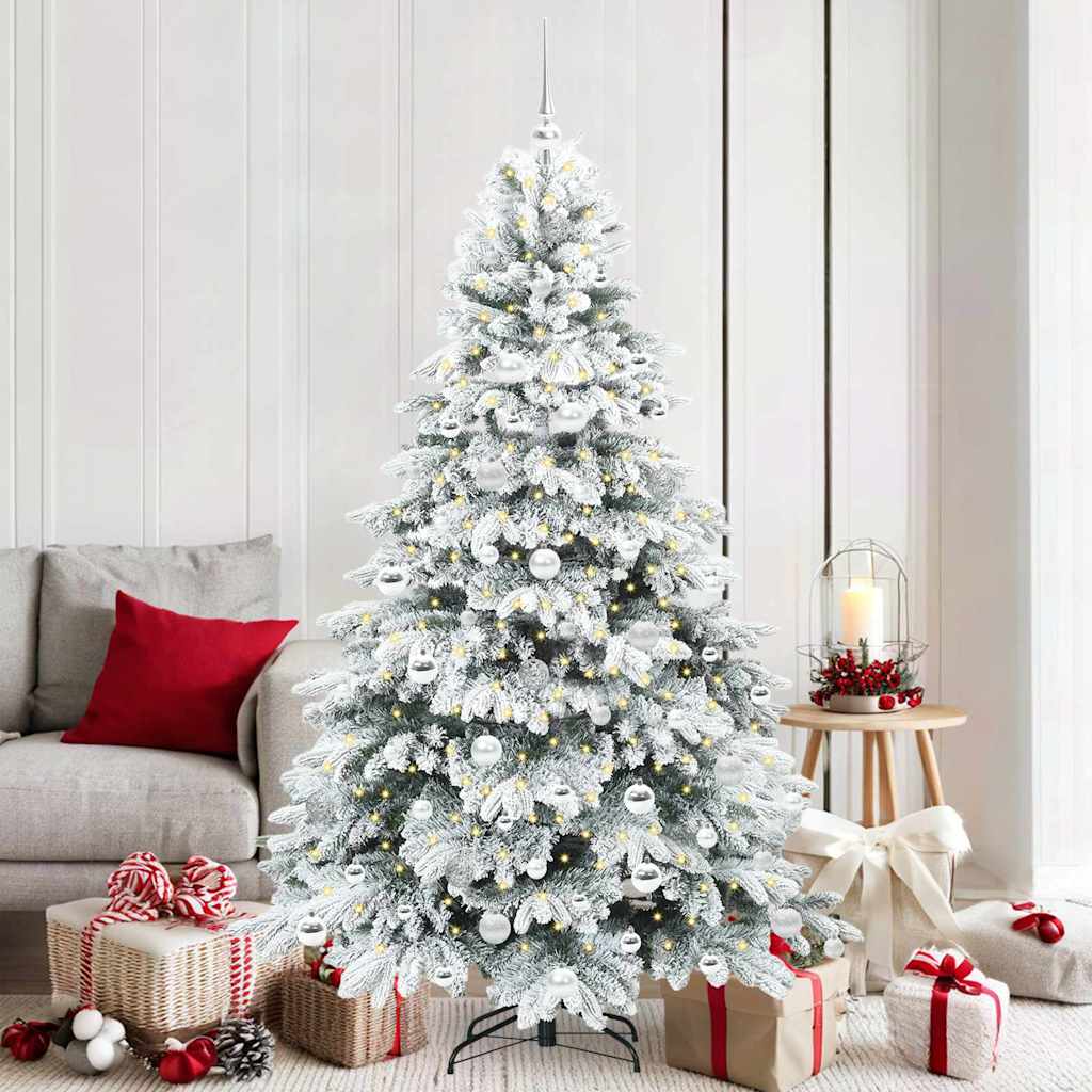 vidaXL Kunstkerstboom met 150 LED met standaard Groen 120 cm PE en PVC