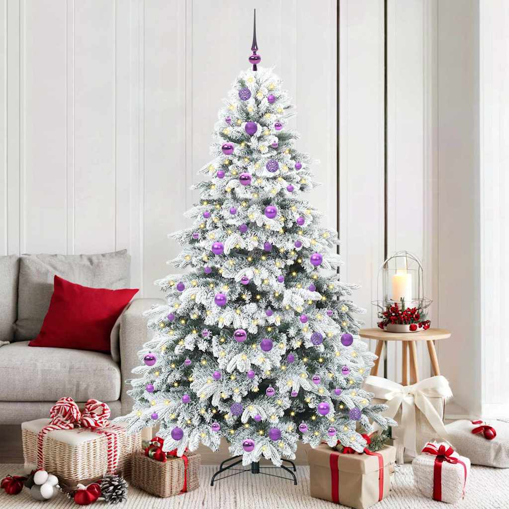 vidaXL Kunstkerstboom met 150 LED met standaard Groen 120 cm PE en PVC