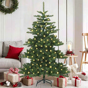 vidaXL Kunstmatige Inklapbare Kerstboom met 150 LED Groen 150 cm PVC