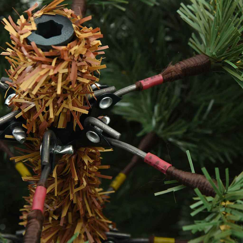 vidaXL Kunstmatige Inklapbare Kerstboom met 150 LED Groen 150 cm PVC