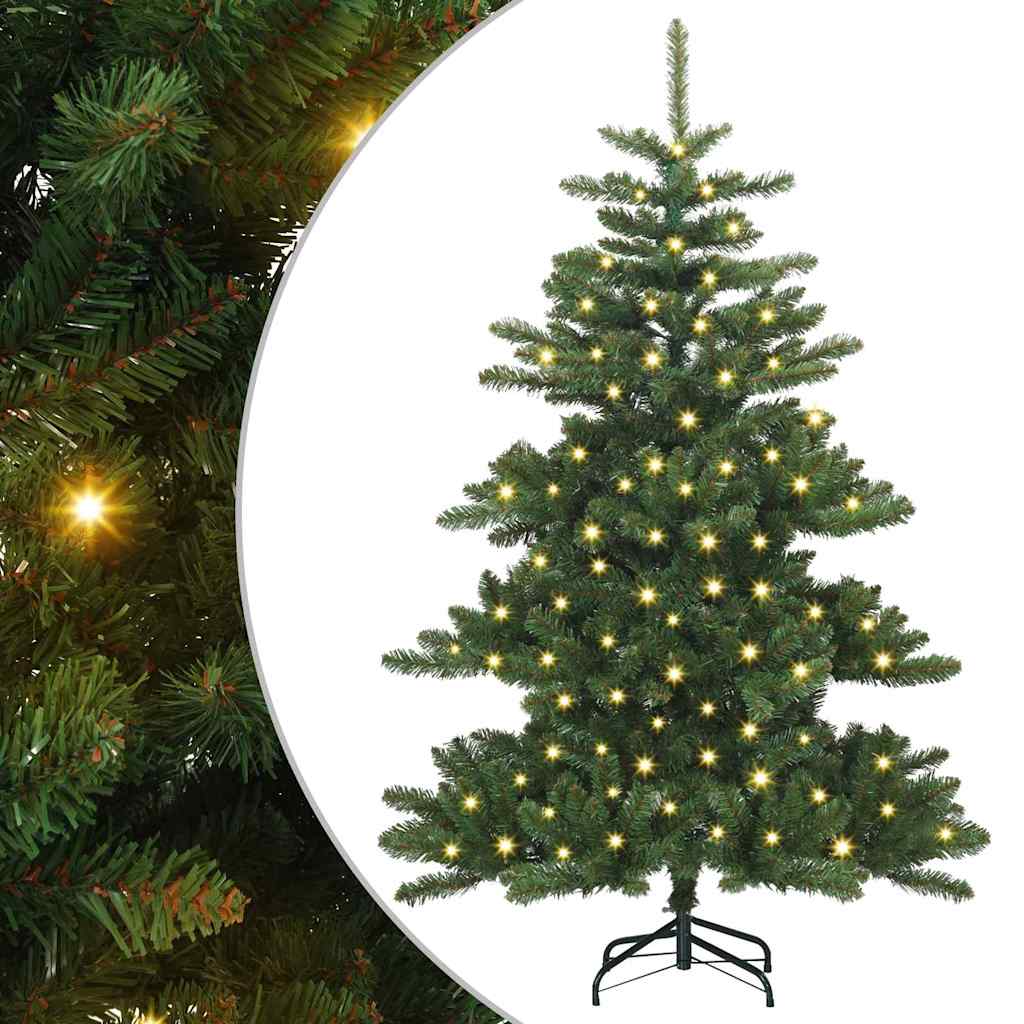 vidaXL Kunstmatige Inklapbare Kerstboom met 150 LED Groen 150 cm PVC