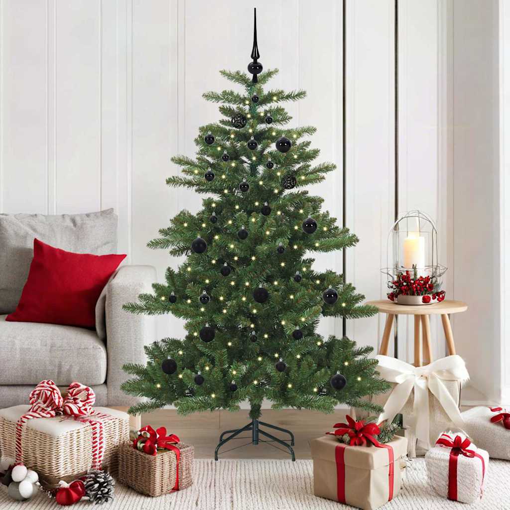 vidaXL Kunstmatige Inklapbare Kerstboom met 150 LED Groen 150 cm PVC