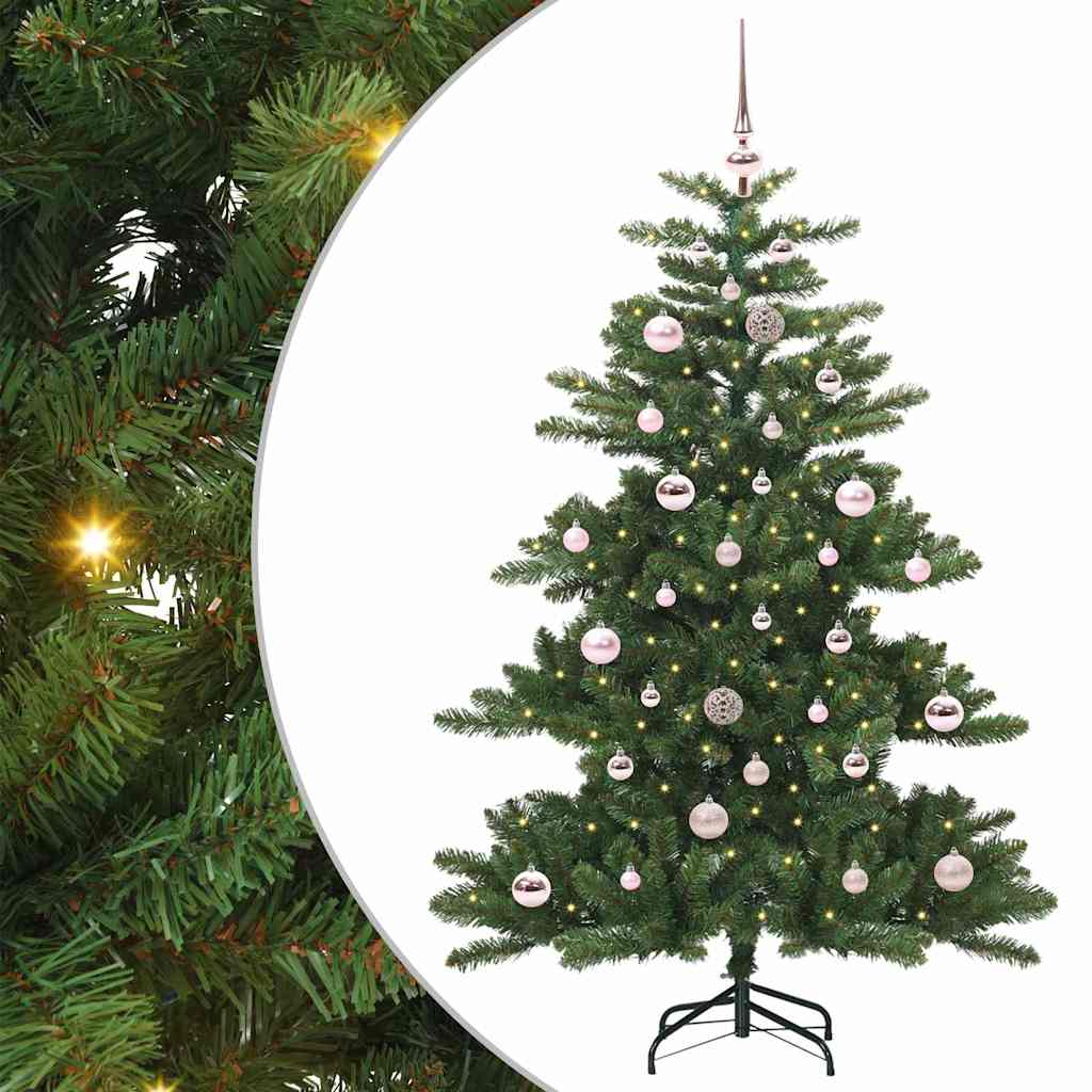 vidaXL Kunstmatige Inklapbare Kerstboom met 150 LED Groen 150 cm PVC