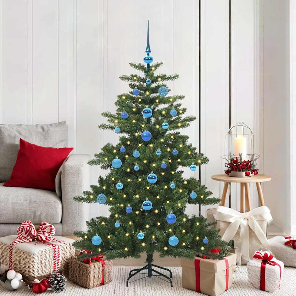 vidaXL Kunstmatige Inklapbare Kerstboom met 150 LED Groen 150 cm PVC