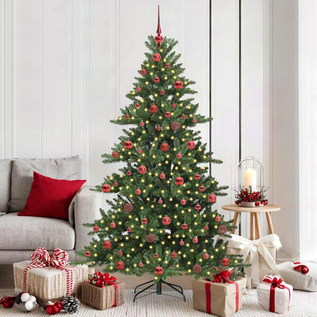 vidaXL Kunstmatige Inklapbare Kerstboom met 150 LED Groen 150 cm PVC