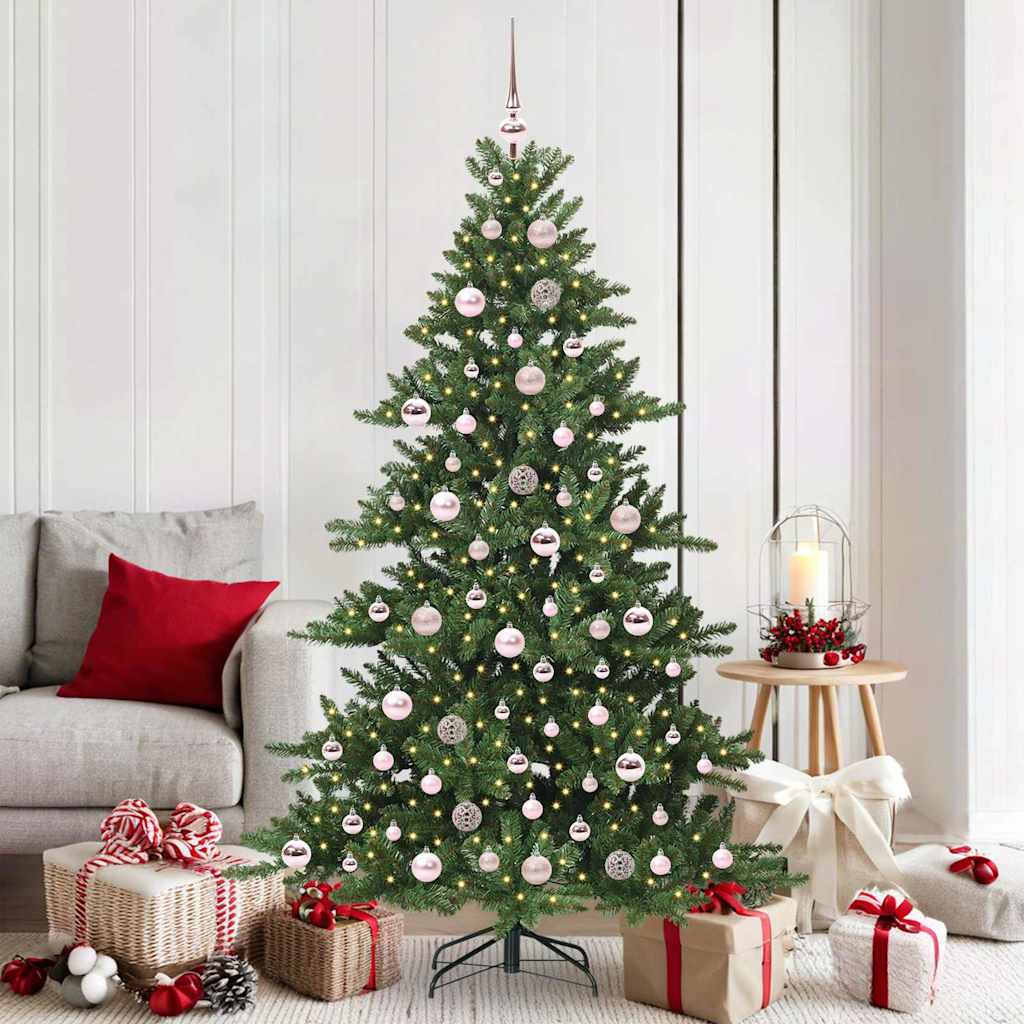 vidaXL Kunstmatige Inklapbare Kerstboom met 150 LED Groen 150 cm PVC