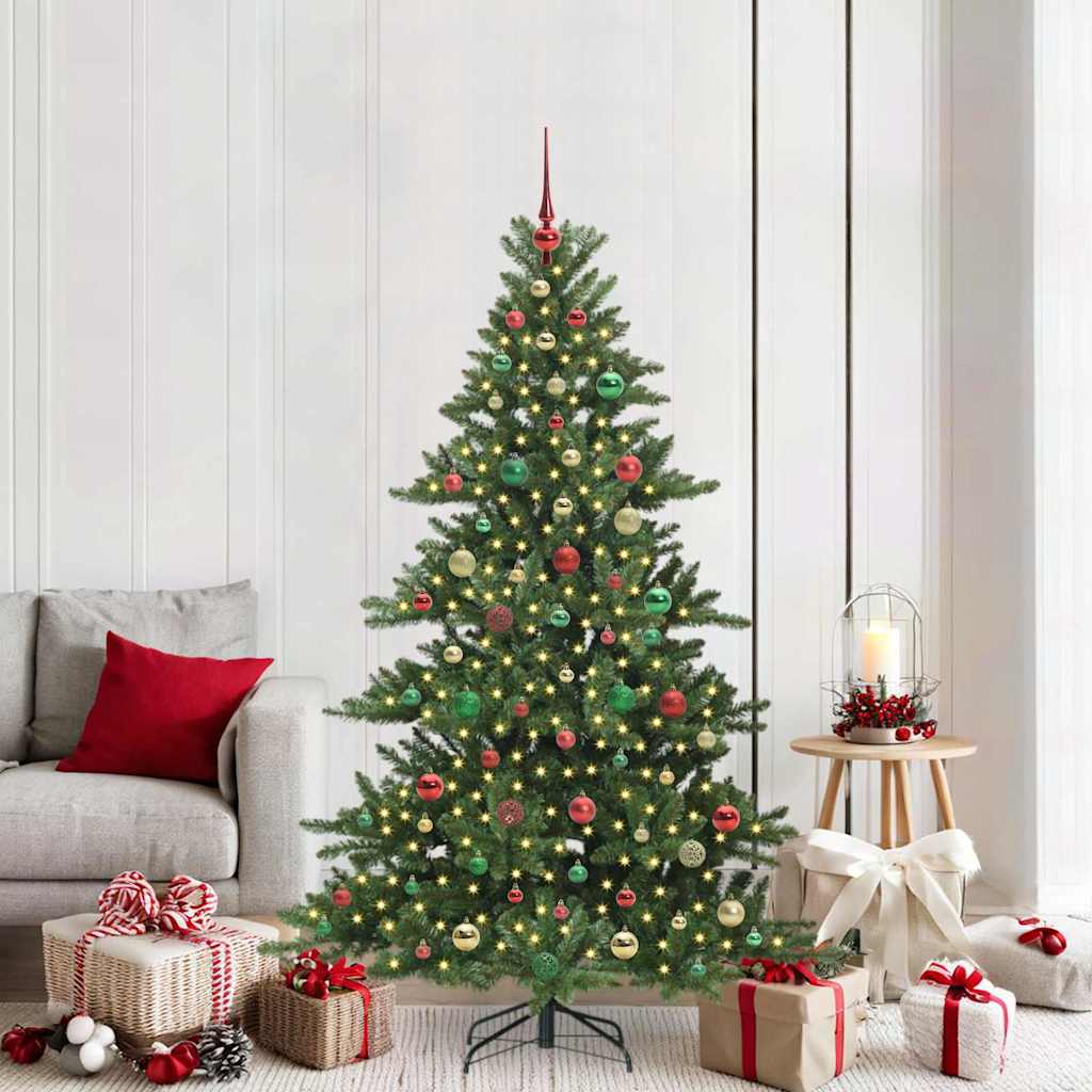 vidaXL Kunstmatige Inklapbare Kerstboom met 150 LED Groen 150 cm PVC