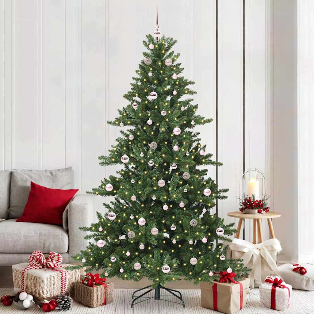 vidaXL Kunstmatige Inklapbare Kerstboom met 150 LED Groen 150 cm PVC