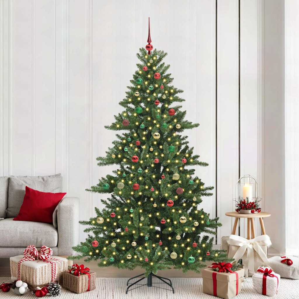 vidaXL Kunstmatige Inklapbare Kerstboom met 150 LED Groen 150 cm PVC