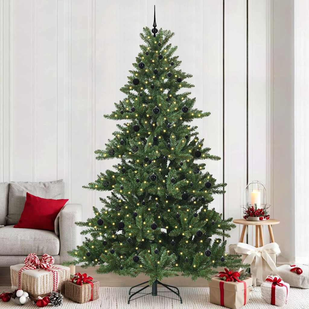 vidaXL Kunstmatige Inklapbare Kerstboom met 150 LED Groen 150 cm PVC