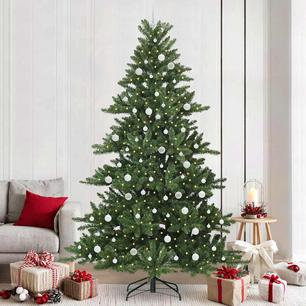 vidaXL Kunstmatige Inklapbare Kerstboom met 150 LED Groen 150 cm PVC