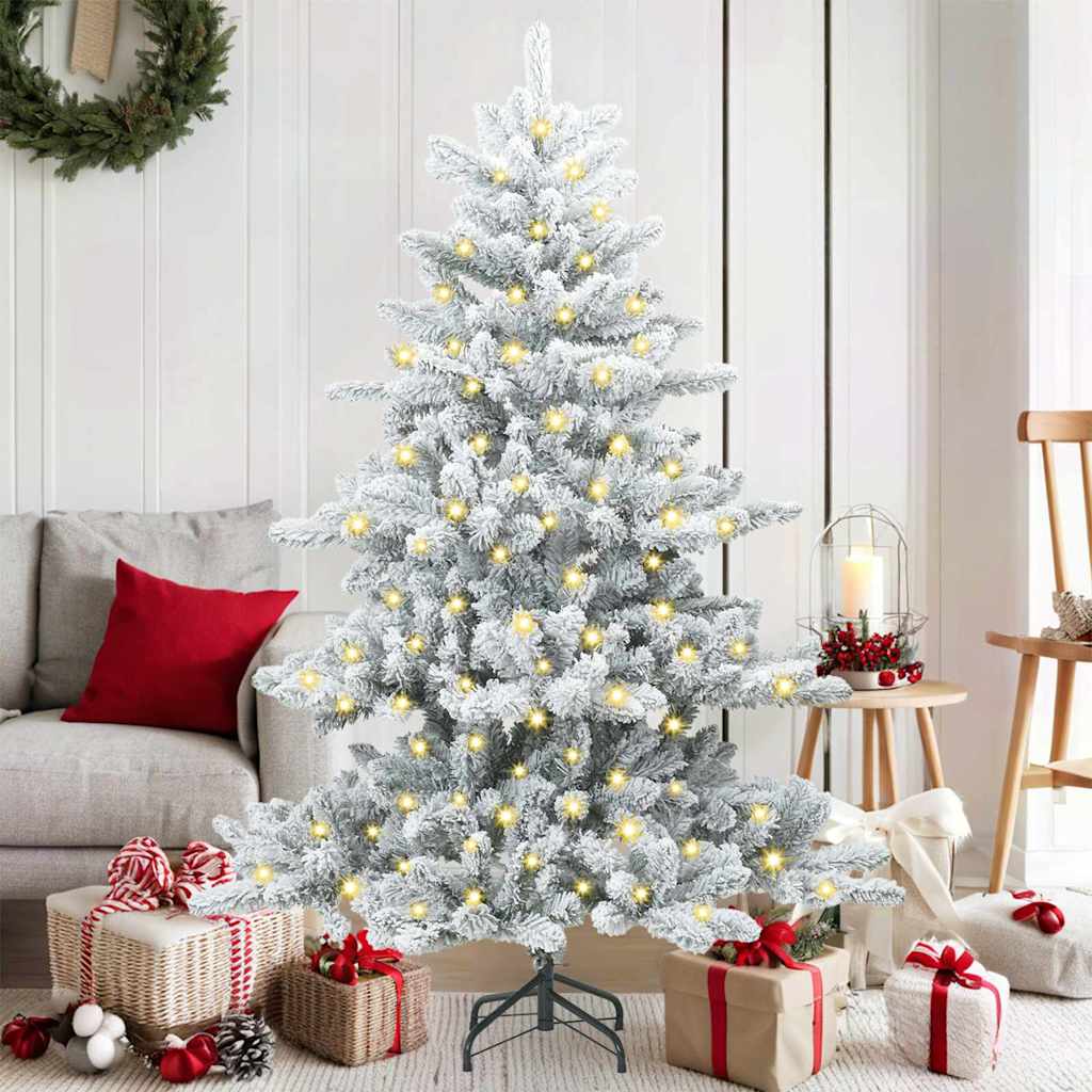 vidaXL Kunstmatige Inklapbare Kerstboom met 150 LED Groen 150 cm PVC
