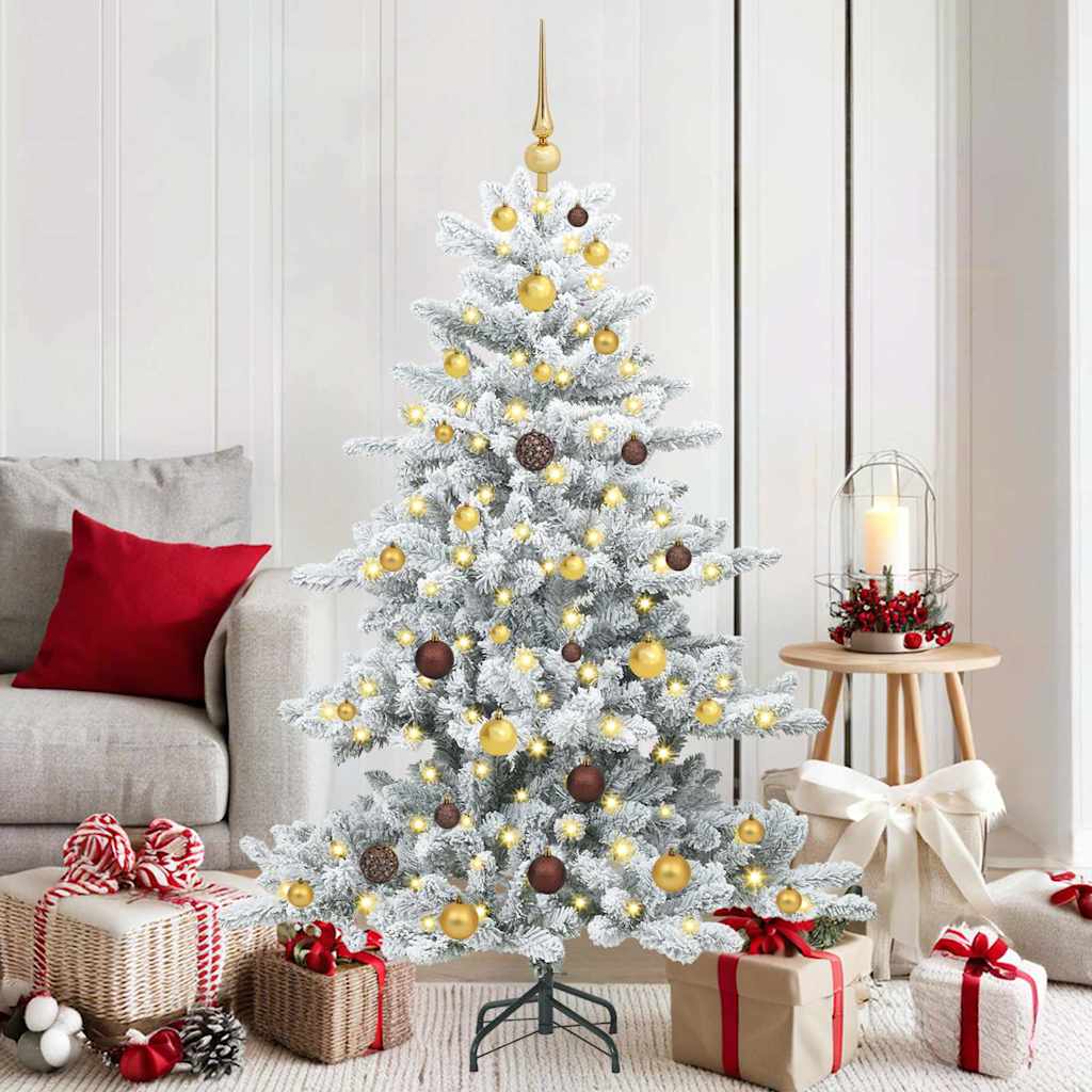 vidaXL Kunstmatige Inklapbare Kerstboom met 150 LED Groen 150 cm PVC