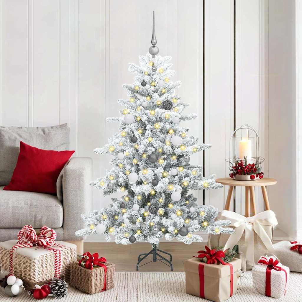 vidaXL Kunstmatige Inklapbare Kerstboom met 150 LED Groen 150 cm PVC