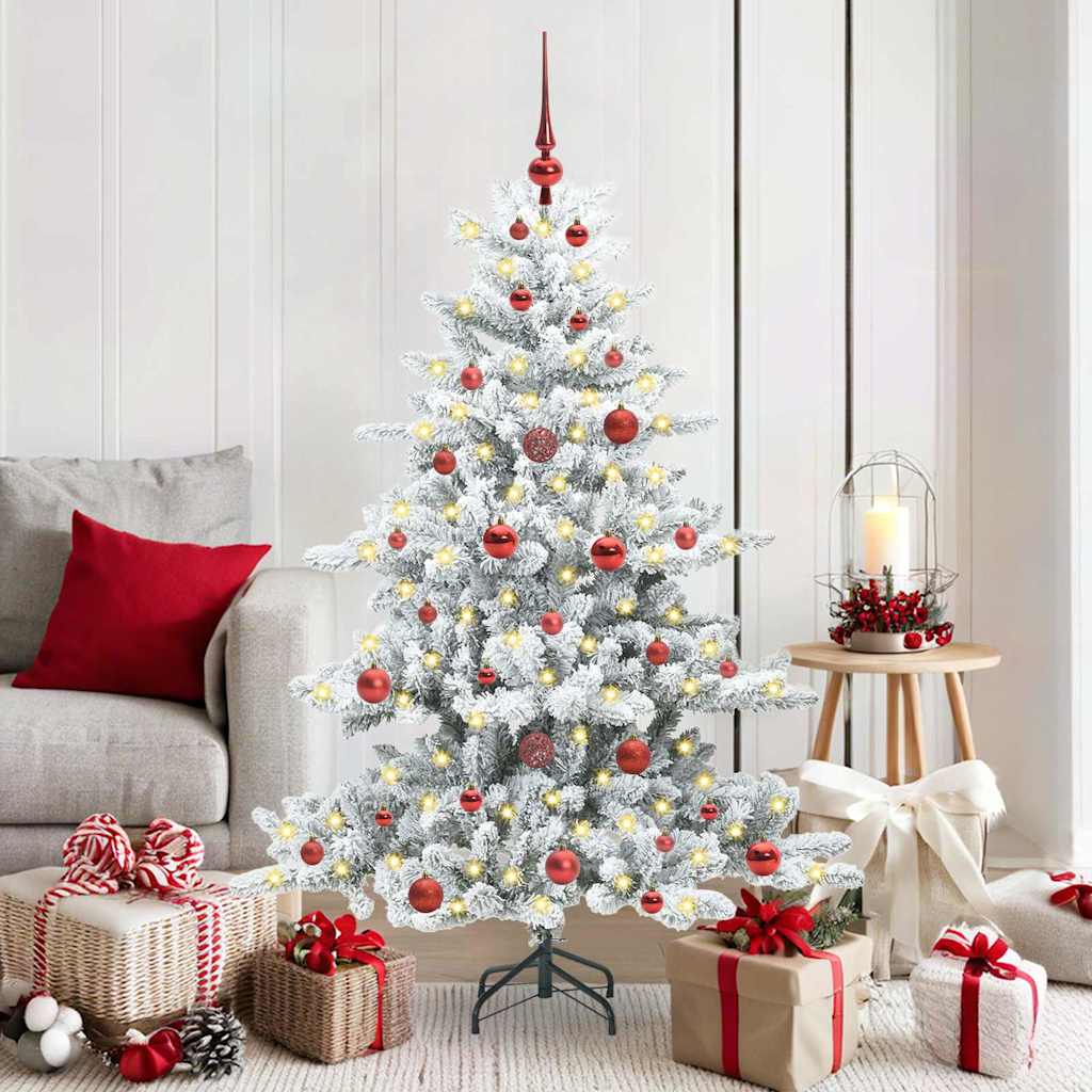 vidaXL Kunstmatige Inklapbare Kerstboom met 150 LED Groen 150 cm PVC
