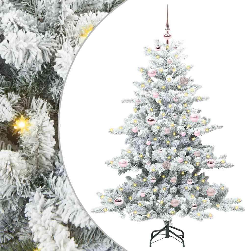 vidaXL Kunstmatige Inklapbare Kerstboom met 150 LED Groen 150 cm PVC