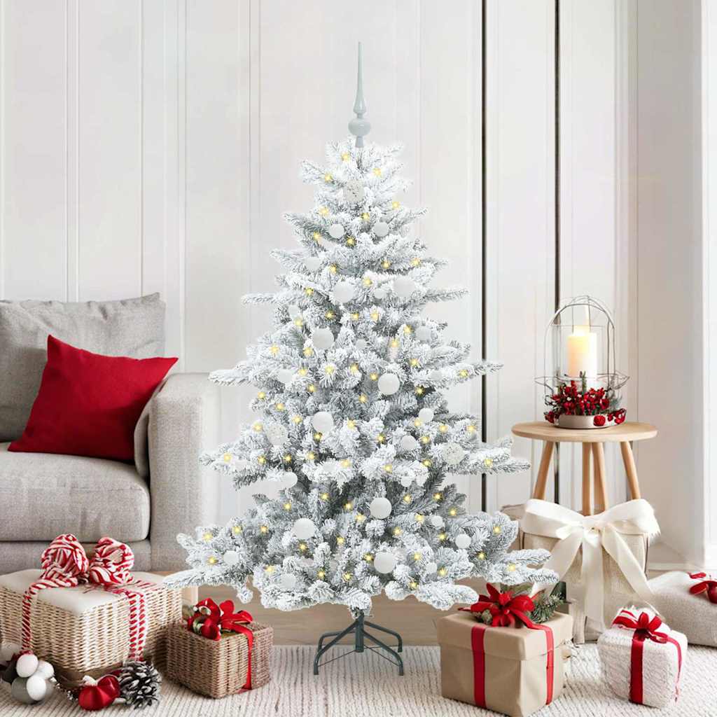 vidaXL Kunstmatige Inklapbare Kerstboom met 150 LED Groen 150 cm PVC