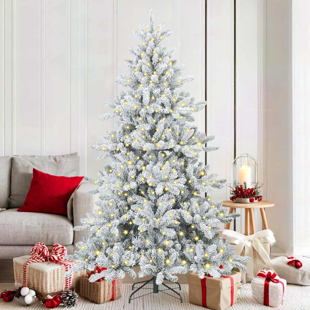vidaXL Kunstmatige Inklapbare Kerstboom met 150 LED Groen 150 cm PVC