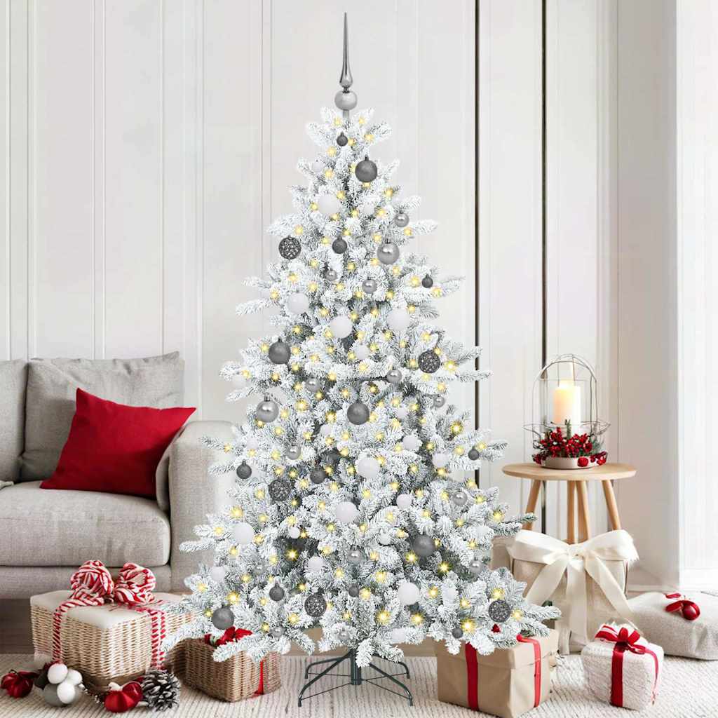 vidaXL Kunstmatige Inklapbare Kerstboom met 150 LED Groen 150 cm PVC