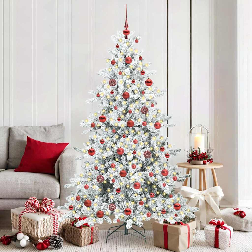 vidaXL Kunstmatige Inklapbare Kerstboom met 150 LED Groen 150 cm PVC