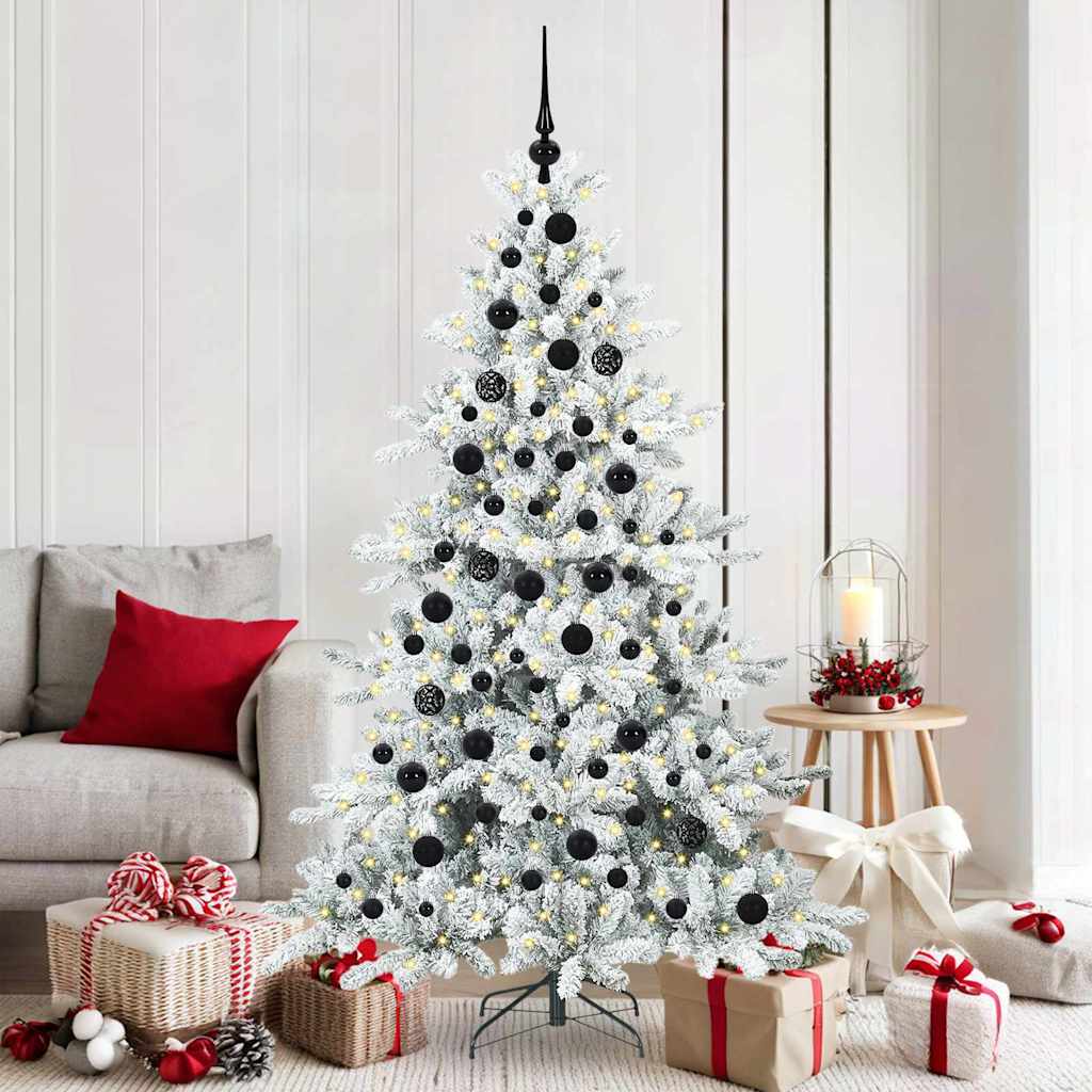 vidaXL Kunstmatige Inklapbare Kerstboom met 150 LED Groen 150 cm PVC