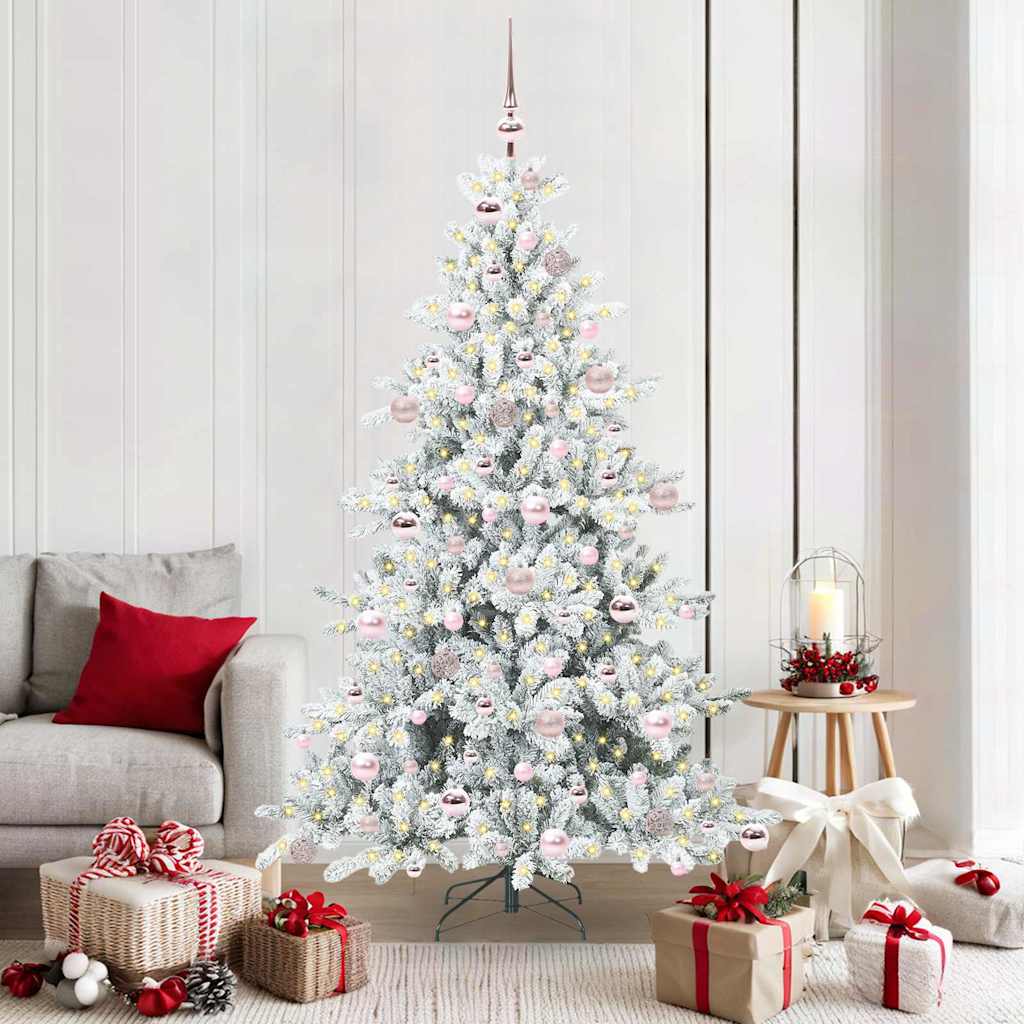 vidaXL Kunstmatige Inklapbare Kerstboom met 150 LED Groen 150 cm PVC
