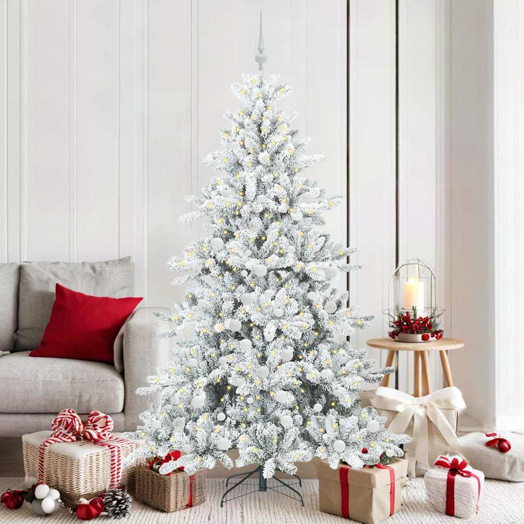 vidaXL Kunstmatige Inklapbare Kerstboom met 150 LED Groen 150 cm PVC