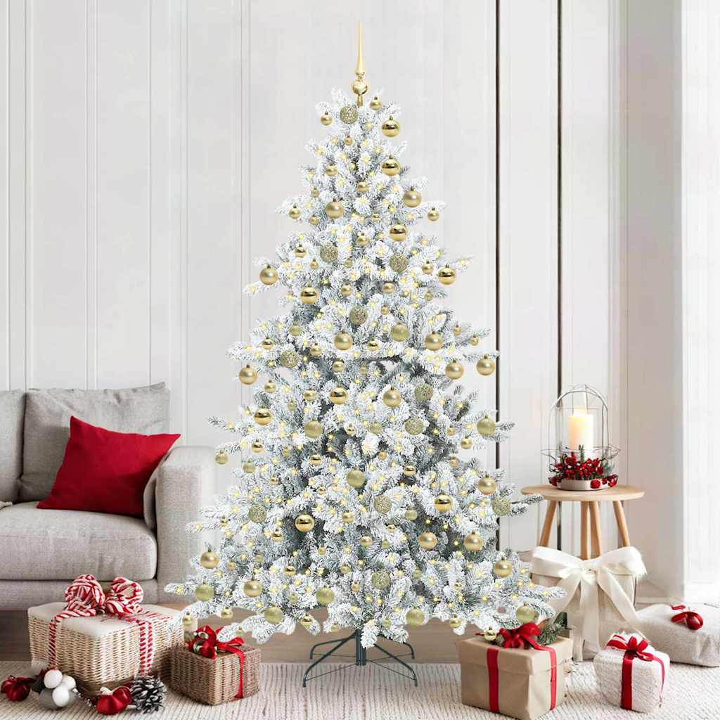 vidaXL Kunstmatige Inklapbare Kerstboom met 150 LED Groen 150 cm PVC