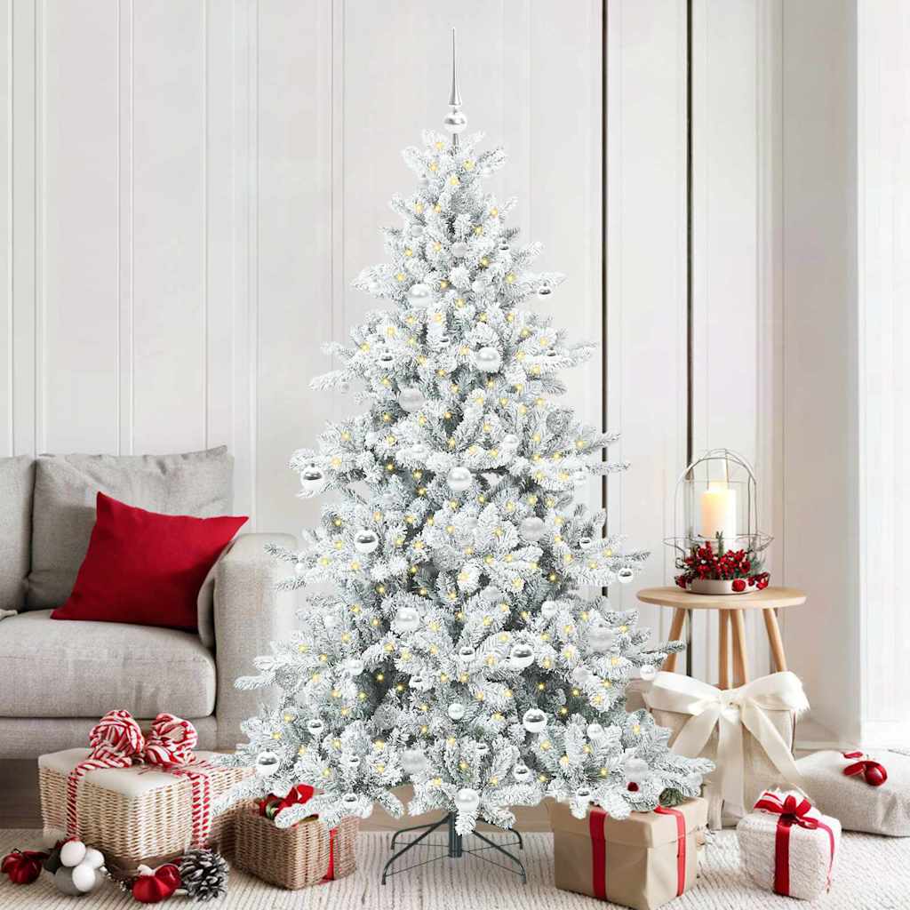 vidaXL Kunstmatige Inklapbare Kerstboom met 150 LED Groen 150 cm PVC