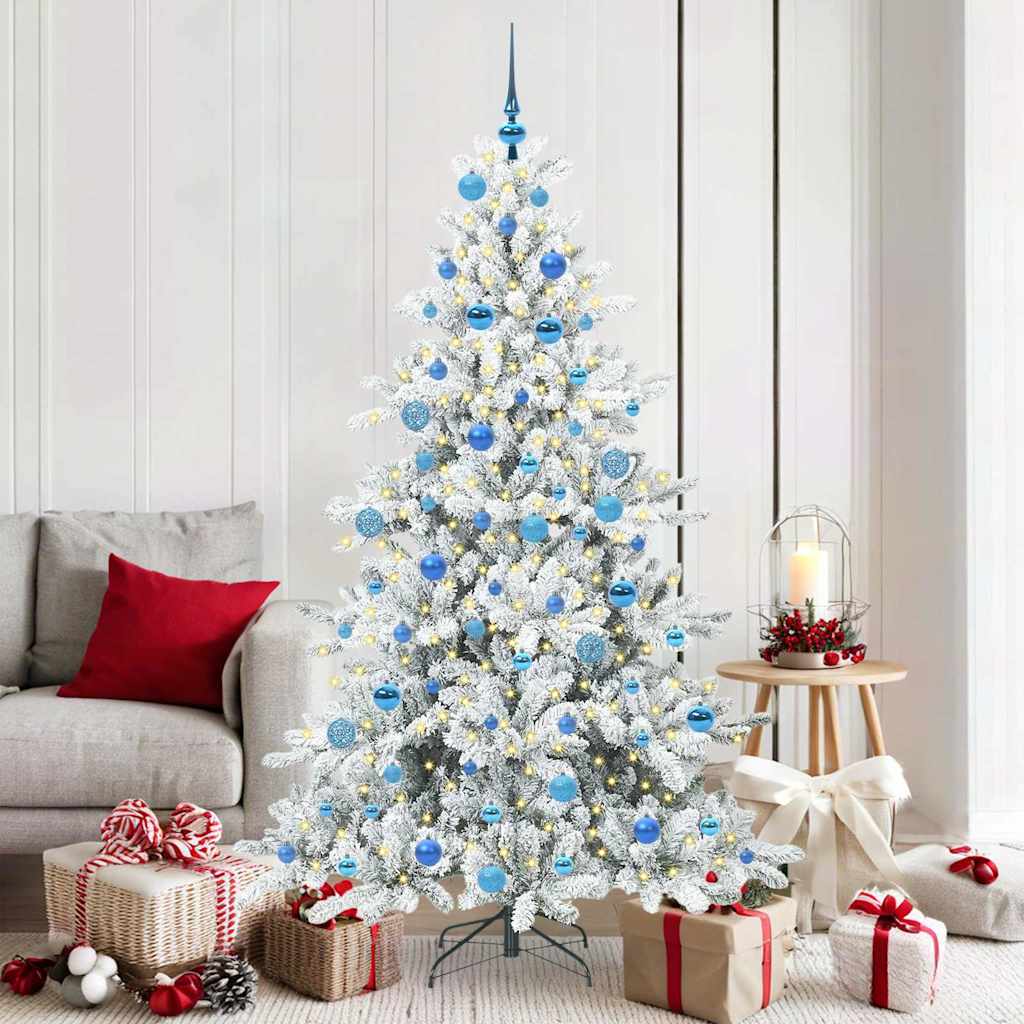 vidaXL Kunstmatige Inklapbare Kerstboom met 150 LED Groen 150 cm PVC