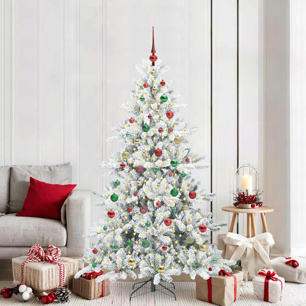 vidaXL Kunstmatige Inklapbare Kerstboom met 150 LED Groen 150 cm PVC