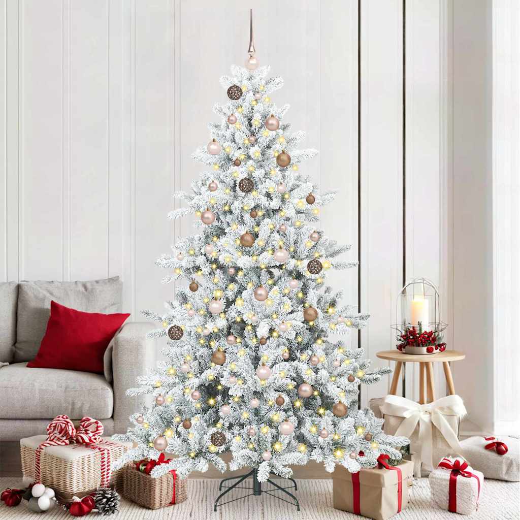 vidaXL Kunstmatige Inklapbare Kerstboom met 150 LED Groen 150 cm PVC