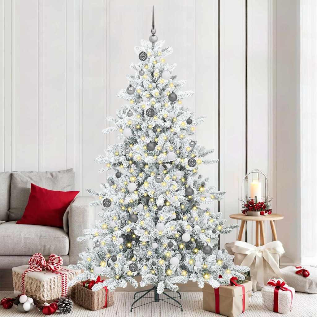 vidaXL Kunstmatige Inklapbare Kerstboom met 150 LED Groen 150 cm PVC