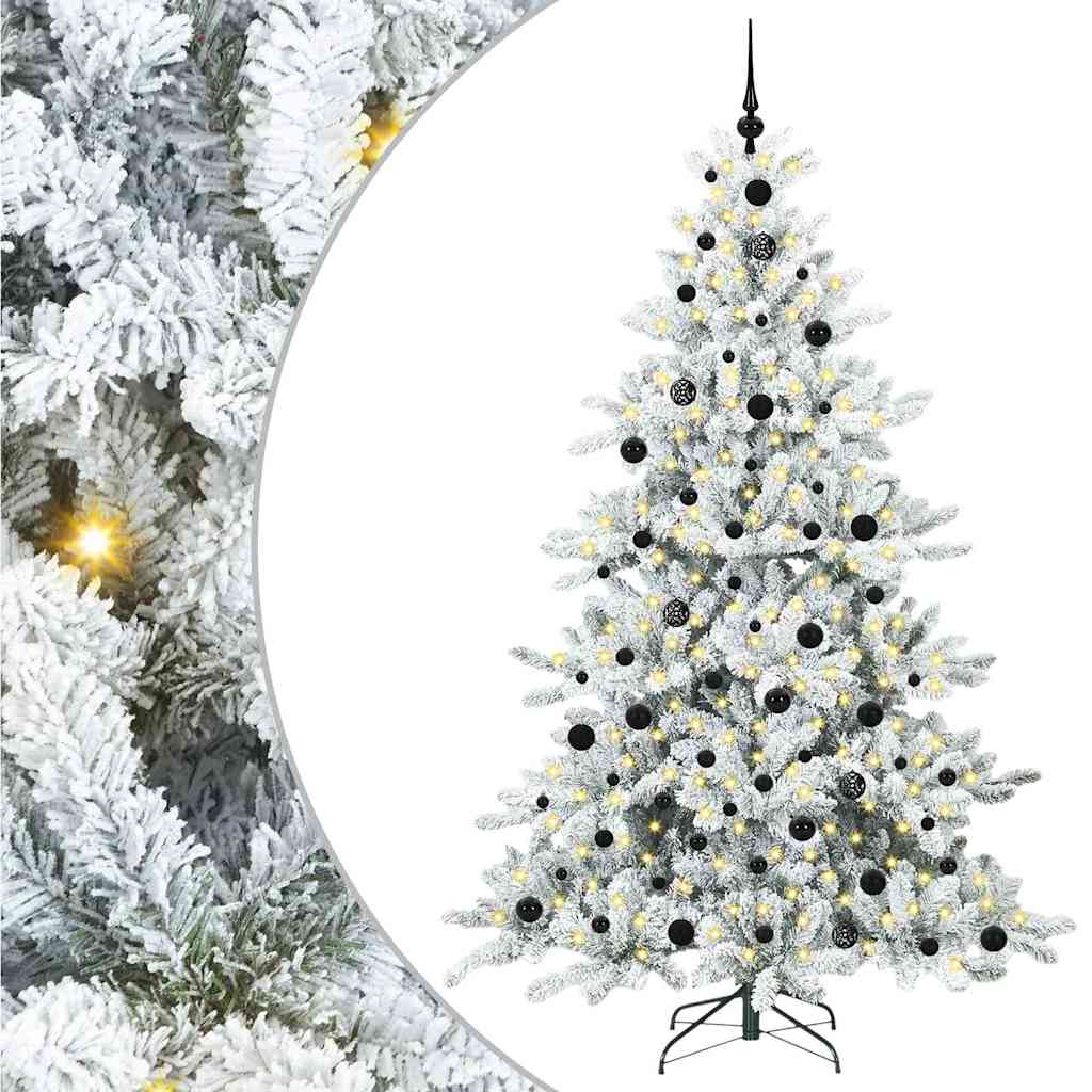vidaXL Kunstmatige Inklapbare Kerstboom met 150 LED Groen 150 cm PVC