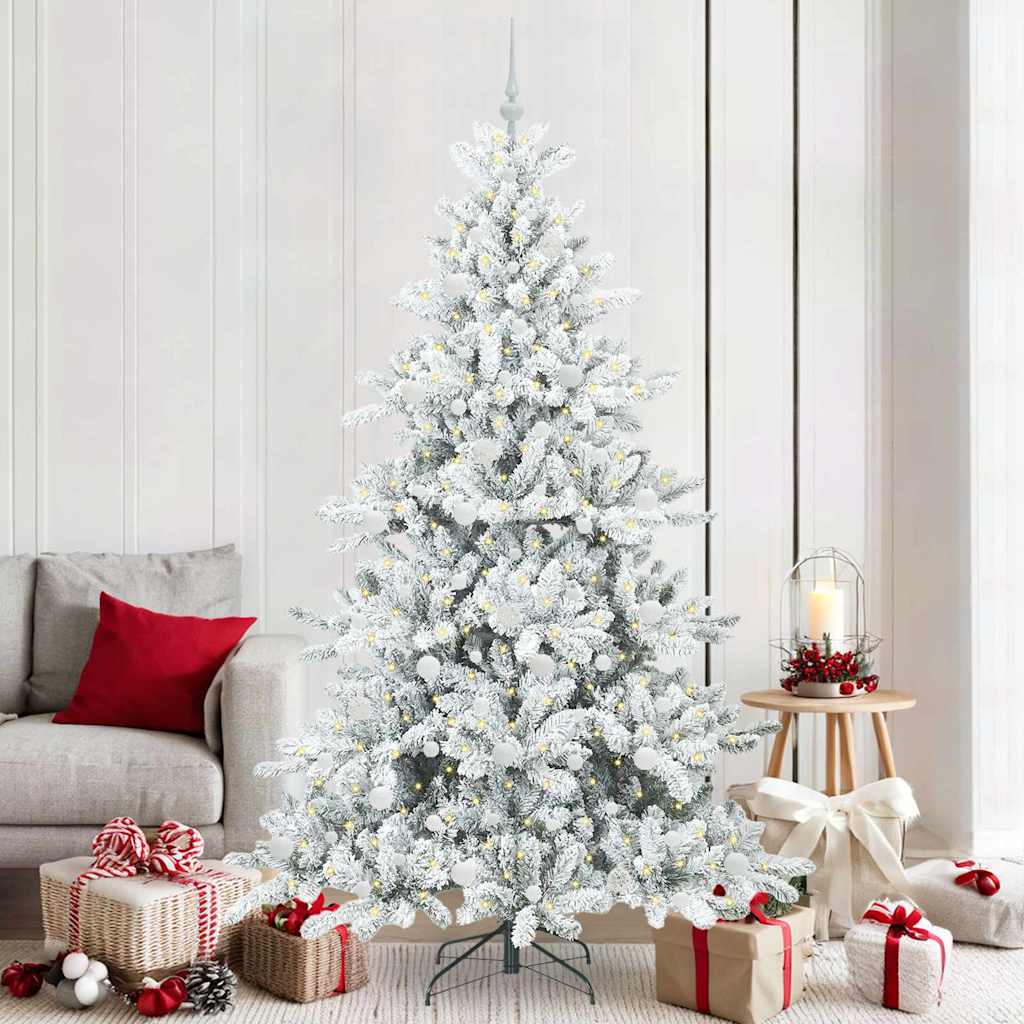 vidaXL Kunstmatige Inklapbare Kerstboom met 150 LED Groen 150 cm PVC