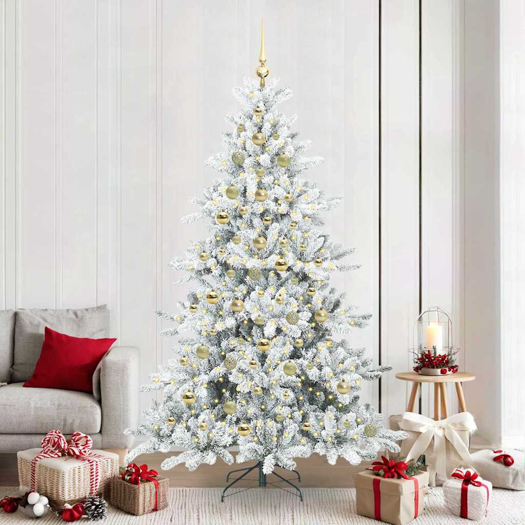vidaXL Kunstmatige Inklapbare Kerstboom met 150 LED Groen 150 cm PVC