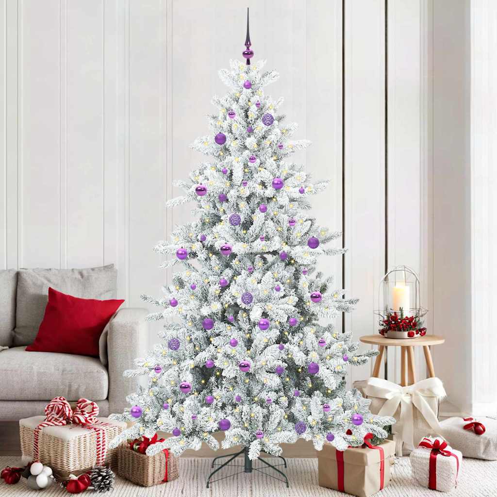 vidaXL Kunstmatige Inklapbare Kerstboom met 150 LED Groen 150 cm PVC