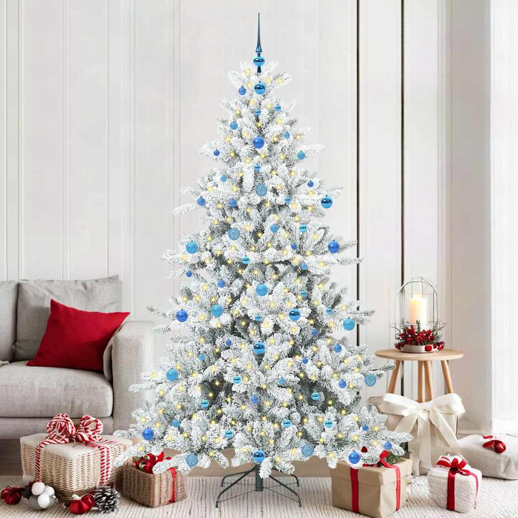 vidaXL Kunstmatige Inklapbare Kerstboom met 150 LED Groen 150 cm PVC