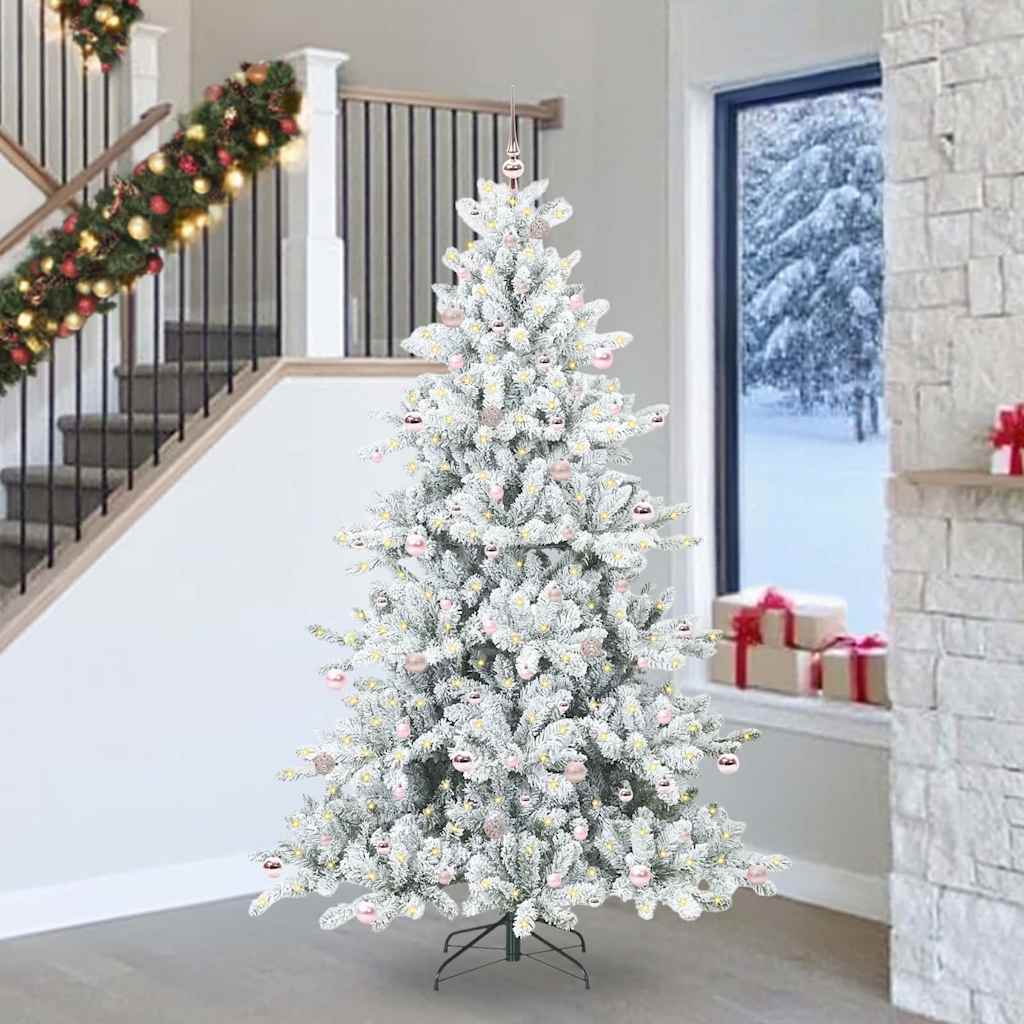 vidaXL Kunstmatige Inklapbare Kerstboom met 150 LED Groen 150 cm PVC
