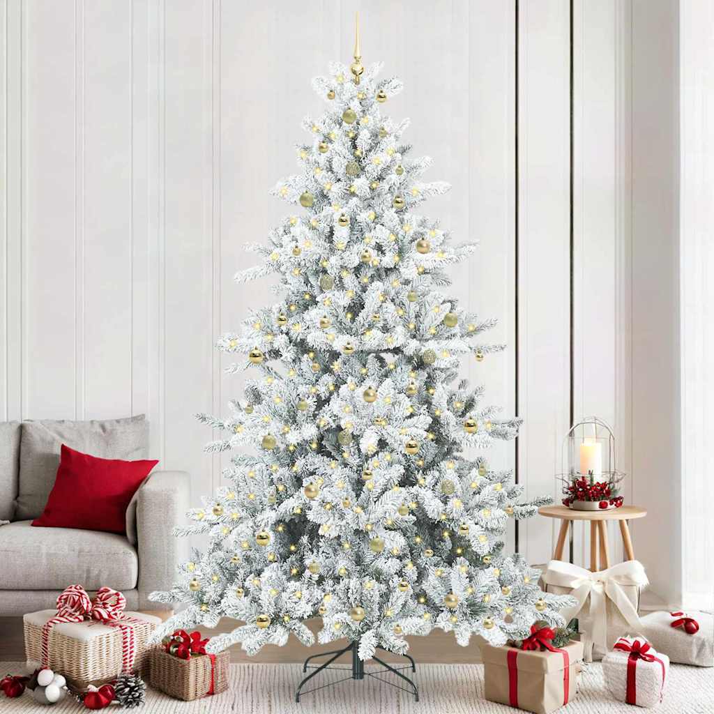 vidaXL Kunstmatige Inklapbare Kerstboom met 150 LED Groen 150 cm PVC
