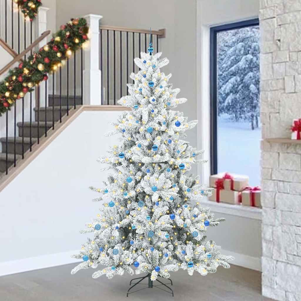 vidaXL Kunstmatige Inklapbare Kerstboom met 150 LED Groen 150 cm PVC