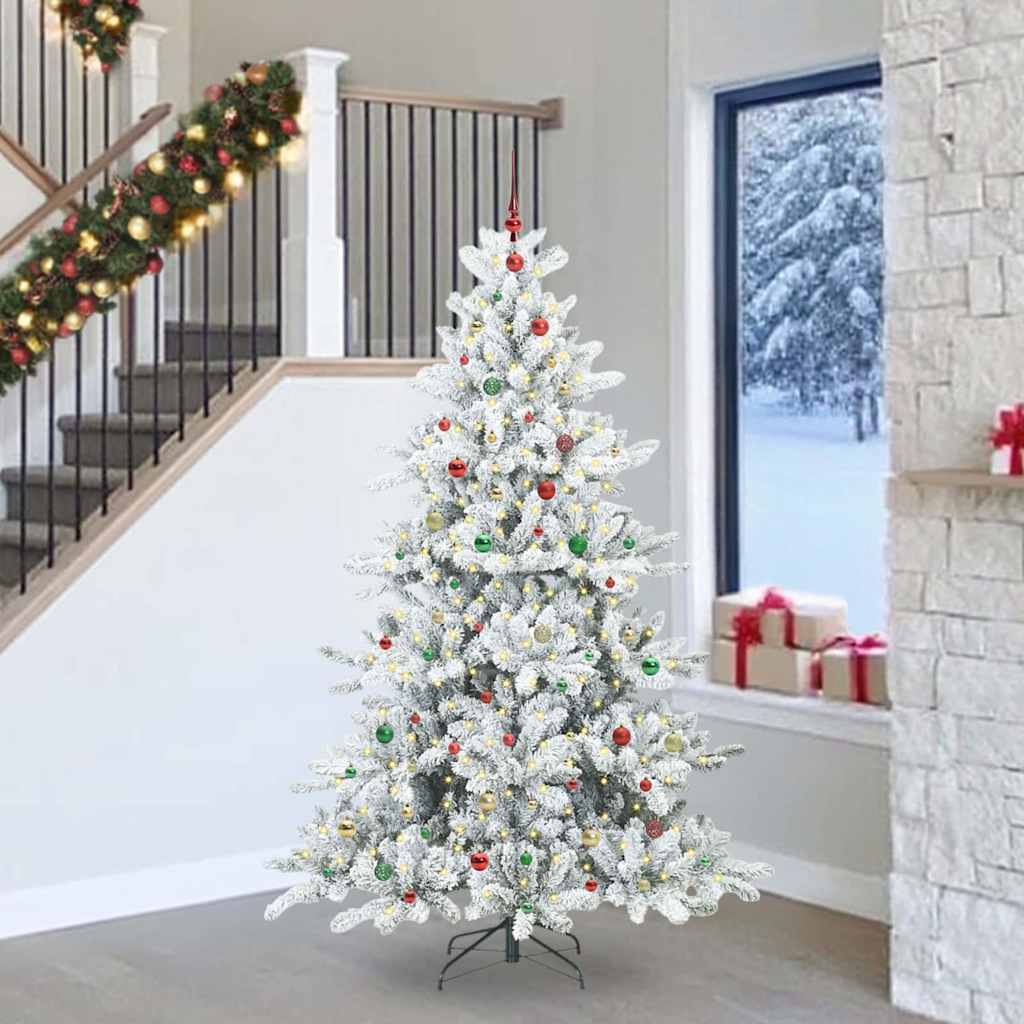 vidaXL Kunstmatige Inklapbare Kerstboom met 150 LED Groen 150 cm PVC