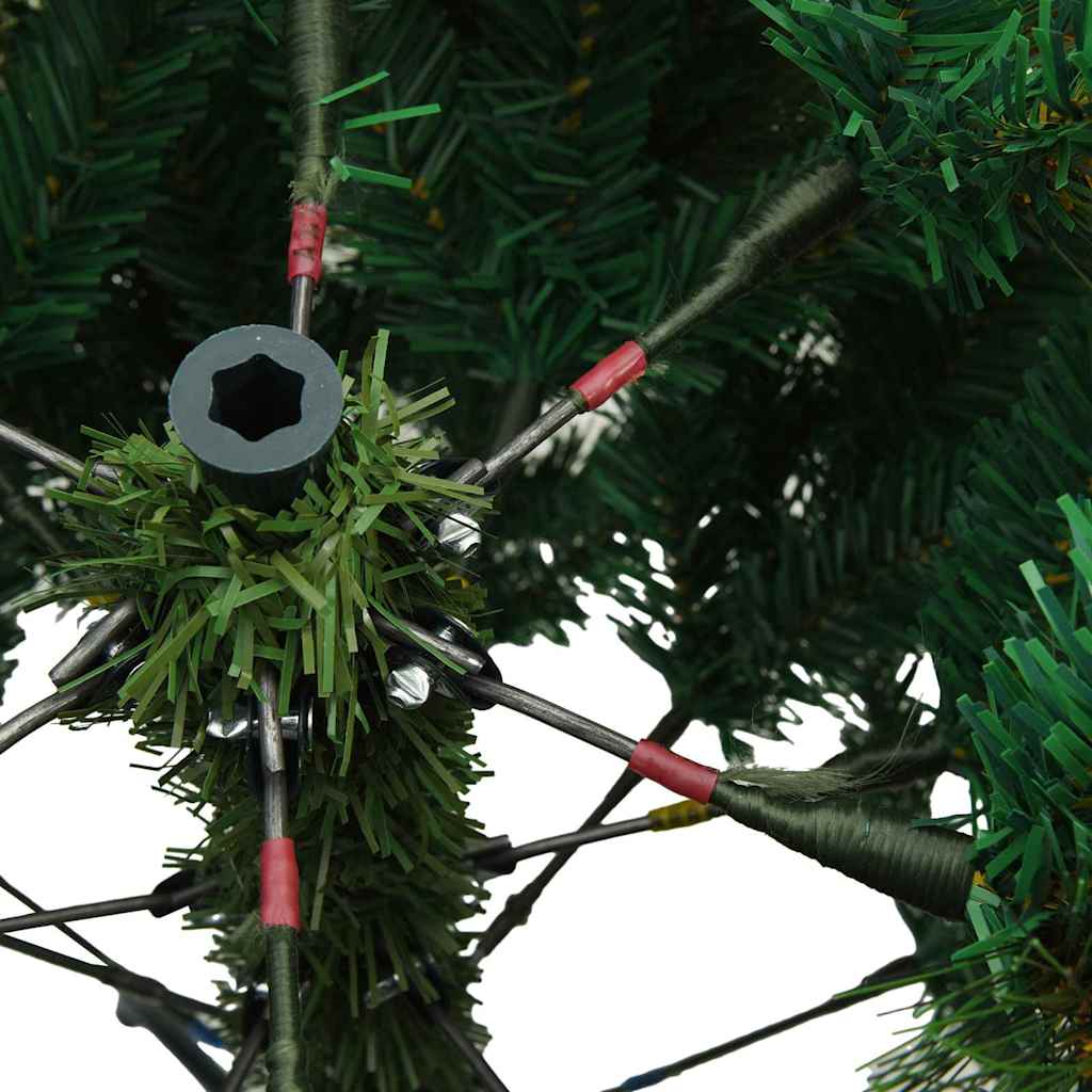 vidaXL Kunstkerstboom met 150 LED met standaard Groen 120 cm PE en PVC