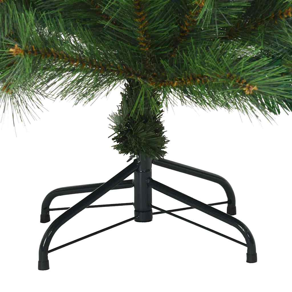 vidaXL Kunstkerstboom met 150 LED met standaard Groen 120 cm PE en PVC