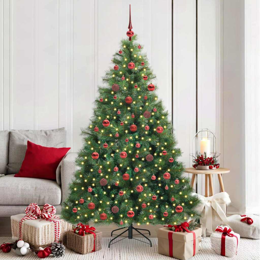 vidaXL Kunstkerstboom met 150 LED met standaard Groen 120 cm PE en PVC