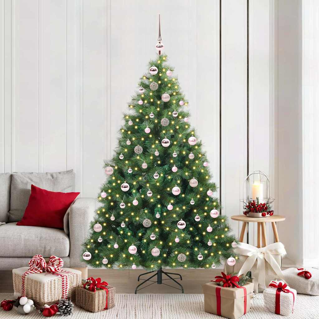 vidaXL Kunstkerstboom met 150 LED met standaard Groen 120 cm PE en PVC