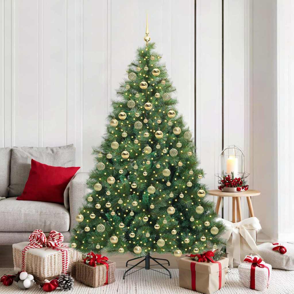vidaXL Kunstkerstboom met 150 LED met standaard Groen 120 cm PE en PVC
