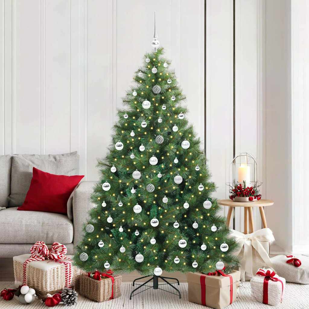 vidaXL Kunstkerstboom met 150 LED met standaard Groen 120 cm PE en PVC