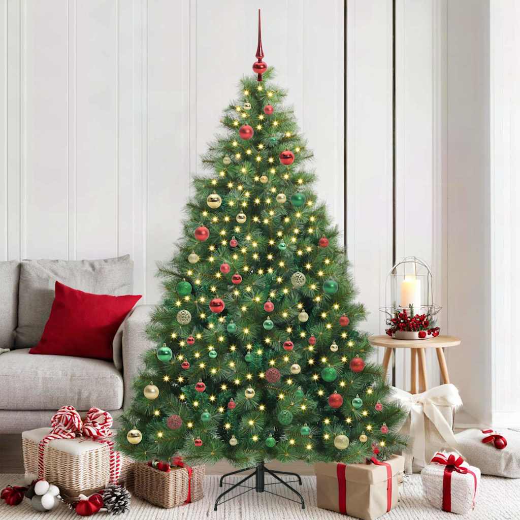 vidaXL Kunstkerstboom met 150 LED met standaard Groen 120 cm PE en PVC