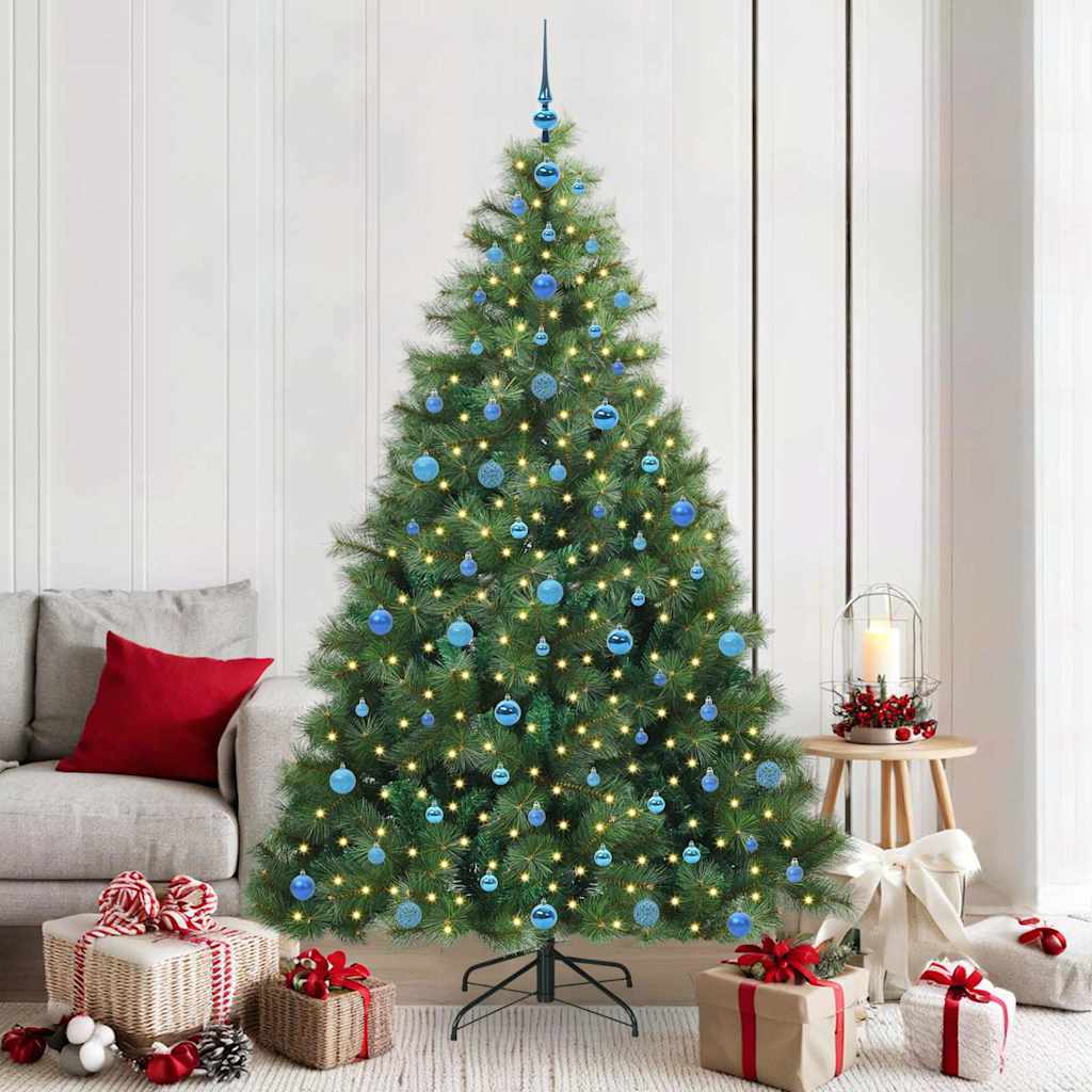 vidaXL Kunstkerstboom met 150 LED met standaard Groen 120 cm PE en PVC